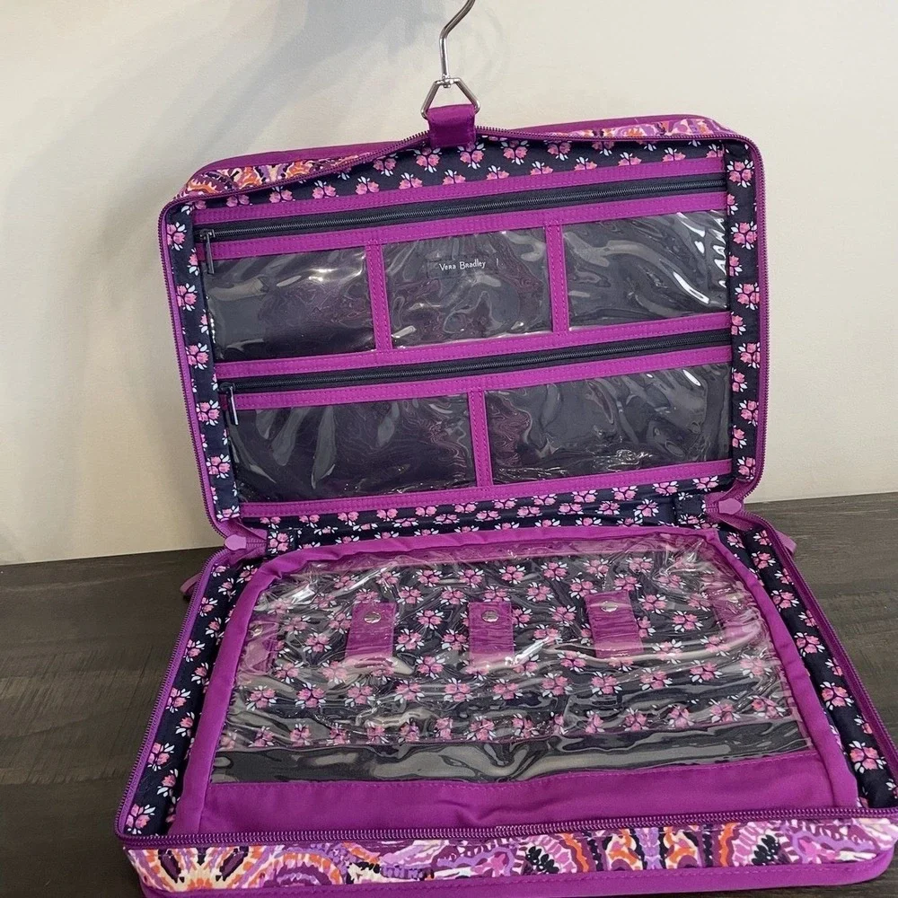 Vera Bradley Dream Tapestry Iconic Ultimate Jewelry Organizer Case Hanging NWT